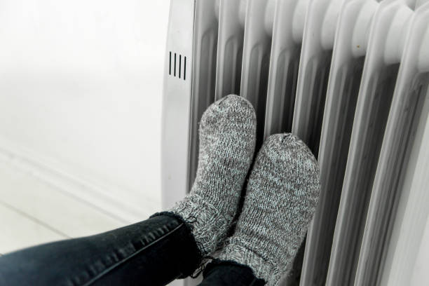 istock Sick young woman with cold and flu at home 1124958009