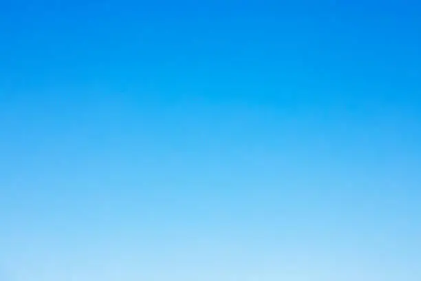 Photo of Clear blue sky background and empty space for your design, no cloud