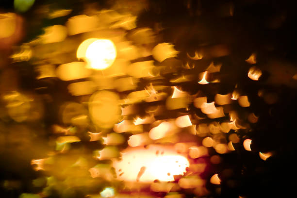 istock Abstract circular bokeh background of night light 1124963106