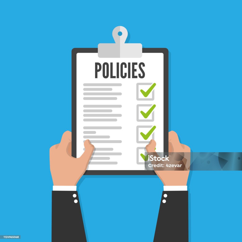 Policy Document Background Policies Document Stock Illustration - Download Image Now - Advice ...