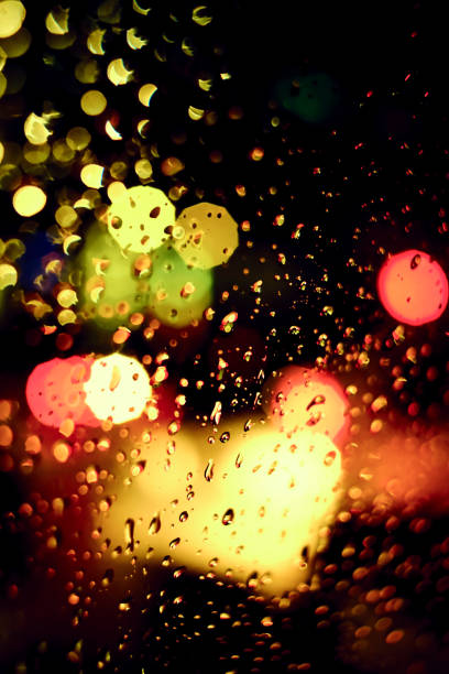 istock Abstract circular bokeh background of night light 1124965194
