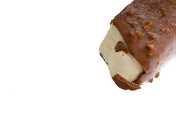 istock Chocolate popsicle Ice cream isolated on white background 1124967508