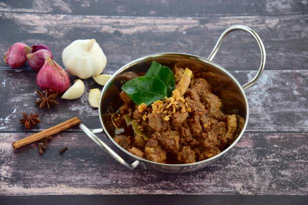 istock Beef Rendang. Traditional Indonesian dish served during Eid al Fitr or Idul Fitri 1124972589