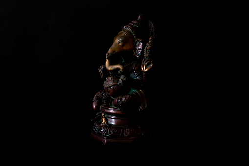 Ganesha Statue Made Of Metal On Black Background Stock Photo - Download Image Now - Art, Asia, Brass - iStock Ganesha Statue Made Of Metal On Black Background Stock Photo - Download Image Now - Art, Asia, Brass - iStock