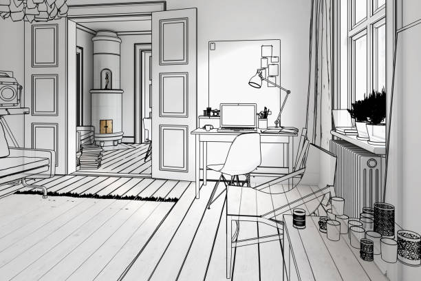 istock My private apartment (preview) - 3d illustration 1124978681