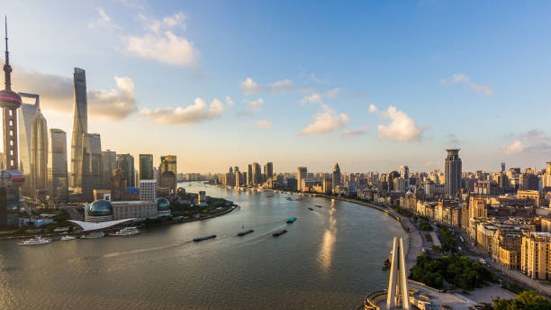 istock Panoramic skyline of Shanghai 1124993384