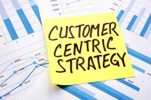 istock Customer centric strategy and pile of files. 1125002910