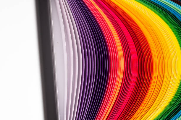 istock Abstract color rainbow stacked together in curve shape 1125007593