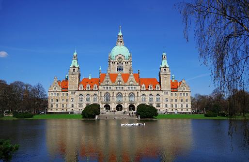 New City Hall Neues Rathaus of Hannover, Germany, Europe