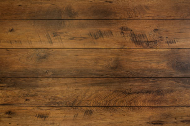 istock Antique reclaimed oak, gnarls in wood with patterns - high quality texture / background 1125011614