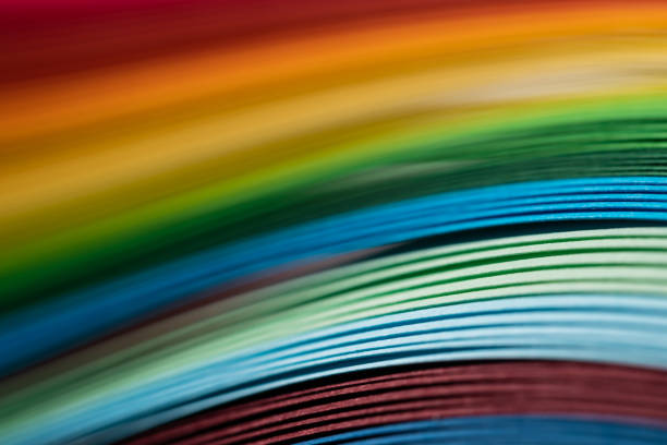 istock Abstract color rainbow stacked together in curve shape 1125018455