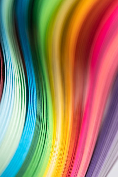 istock Abstract color rainbow stacked together in curve shape 1125018507