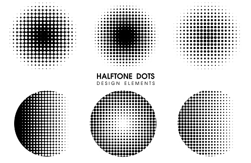 Abstract Halftone dots Comic Cartoon Background. Vector Illustration Design.