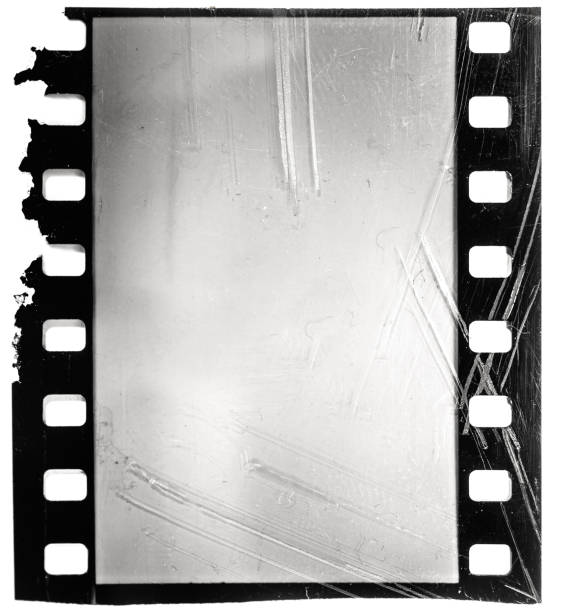 istock old and vintage looking 35mm film strip or negative frame on white 1125032551