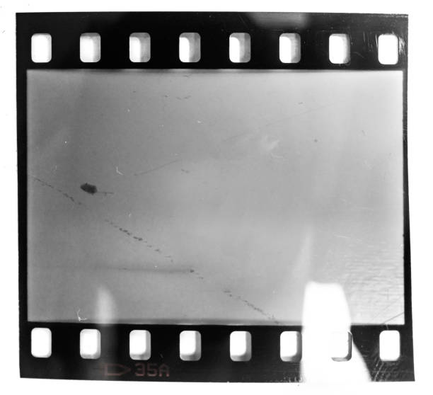 istock old and vintage looking 35mm film strip or negative frame on white 1125032559