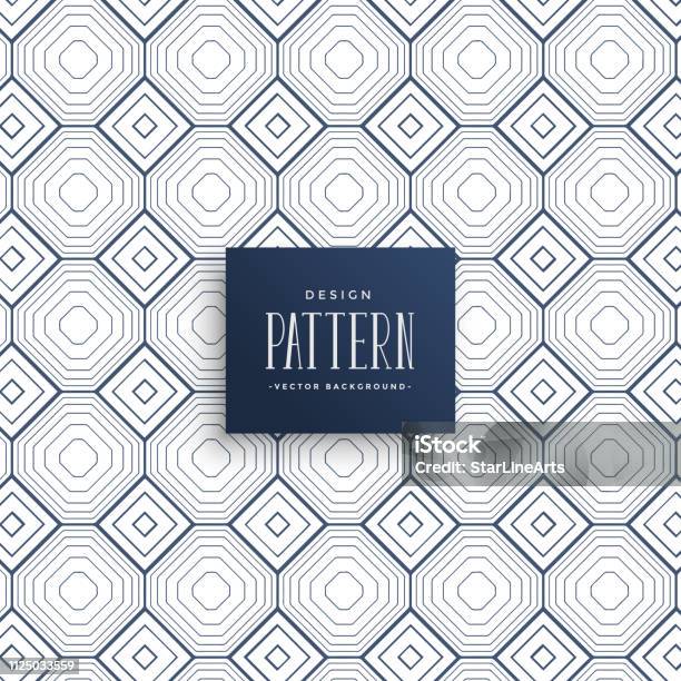 Artistic Geometric Line Pattern Background Stock Illustration ...