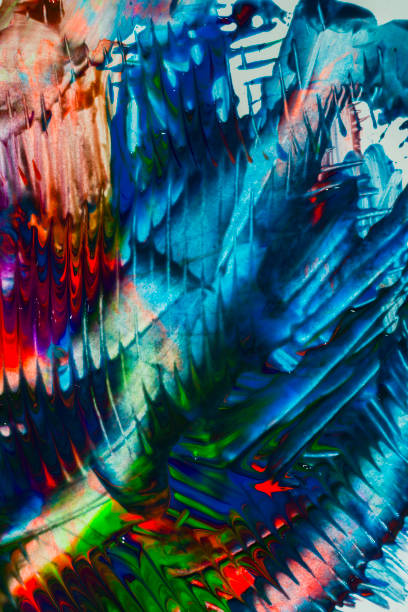 istock Abstract art colourful background. Hand-painted background.  - Image 1125036860