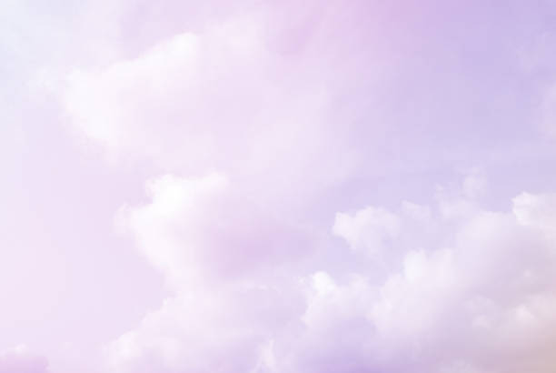 istock Bright sky and cloud colorful pink and blue pastel tone color. 1125040054