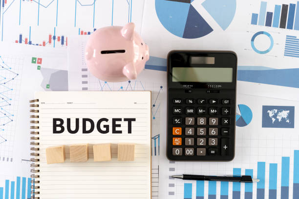 istock Finance Data analyzing with calculator  Economy Investment planning budget 1125055728