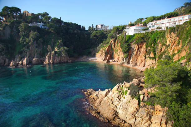 istock spectacular background with small Mediterranean bay 1125059445
