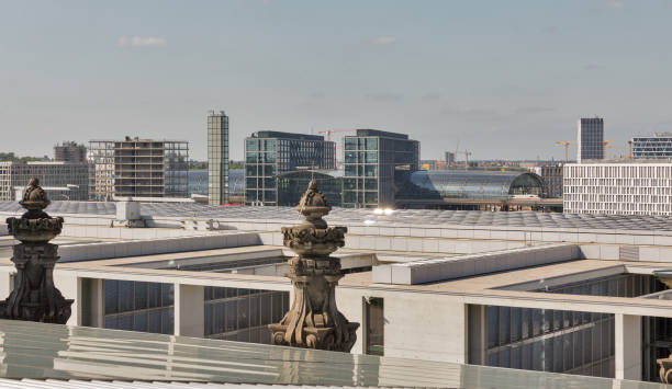 istock Berlin cityscape from Bundestag roof, Germany. 1125060991