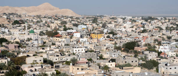 Jericho skyline Panorama of the city of Jericho in the Palestinian West Bank west bank photos stock pictures, royalty-free photos & images