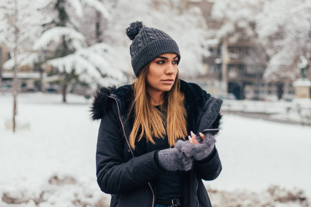 istock Waiting for a friend and texting 1125071688