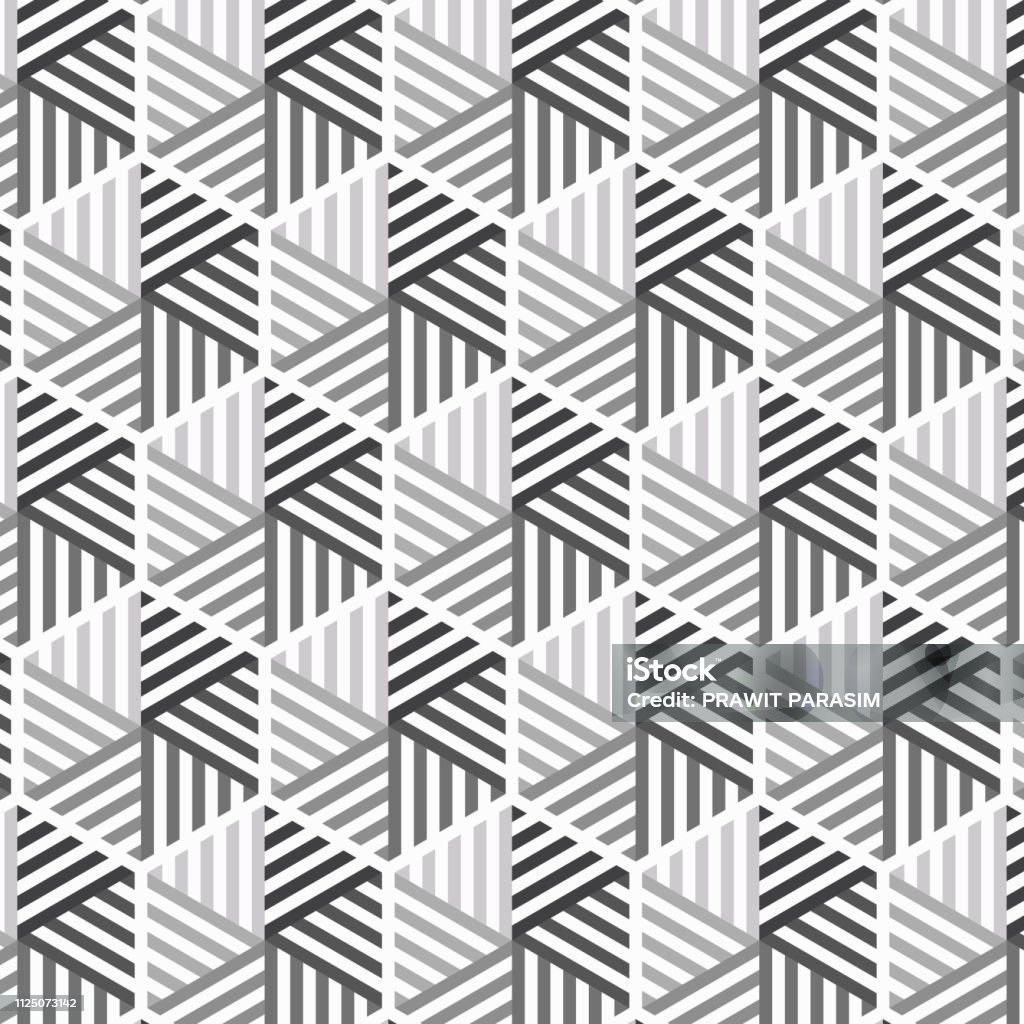Linear Triangle Vector Pattern With Big And Small Triangle Connected ...