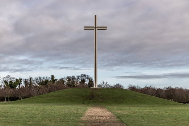 istock Papal cross monument in Phoenix Park 1125076030