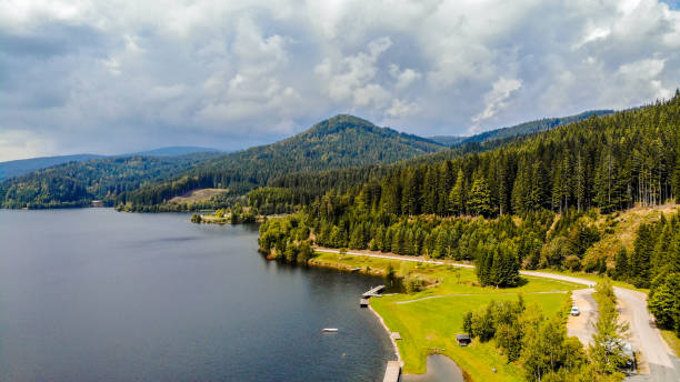istock Aerial view of Stausee Soboth 1125081470