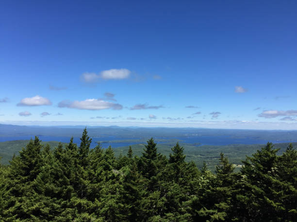 istock Panoramic view from mountains of New Hampshire 1125088030