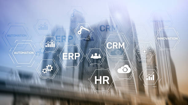 istock ERP, Business innovation concept on blurred background. 1125091087