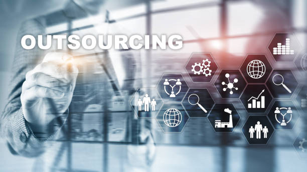 istock Outsourcing Human Resources. Global Business Industry Concept. Freelance Outsource International Partnership. 1125091176