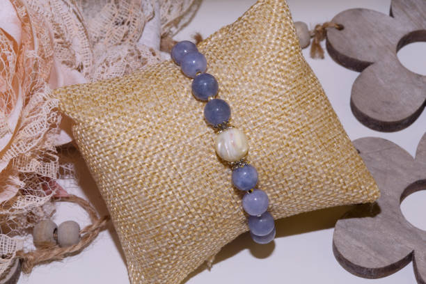 istock angelite and pearl natural stone bracelet 1125091552