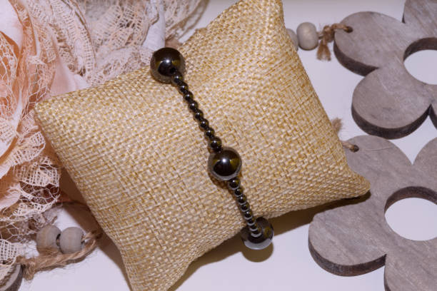istock hematite bracelet natural stone 1125091565