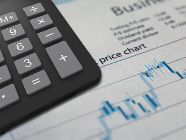 istock Business finance report sales calculator analysis 1125093109