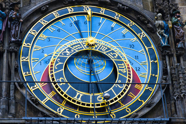 istock Prague. Czech Republic. Europe. Astrological old clock 1125093799