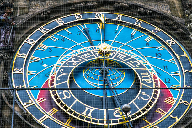 istock Prague. Czech Republic. Europe. Astrological old clock 1125094862
