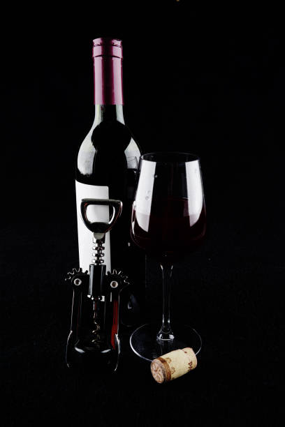 istock Bottle and glass of red wine 1125097430