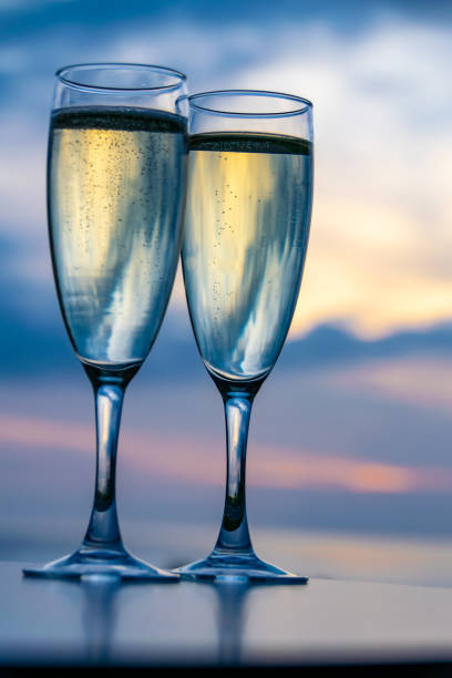 istock Champagne for two at sunset 1125108924