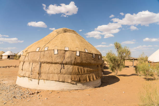 istock Yurts in the Kyzyl Kum Desert 1125109498