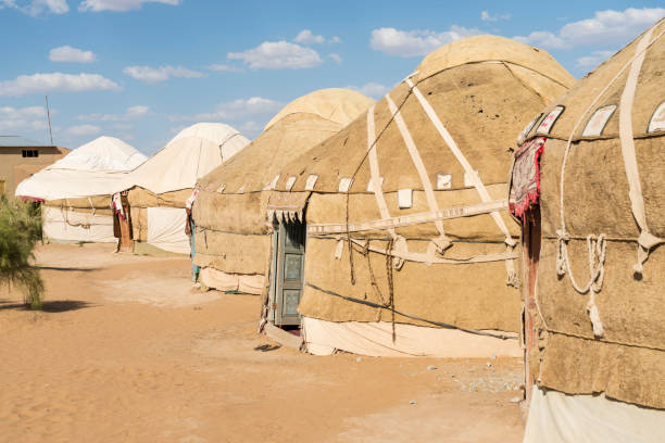 istock Yurts in the Kyzyl Kum Desert 1125109598