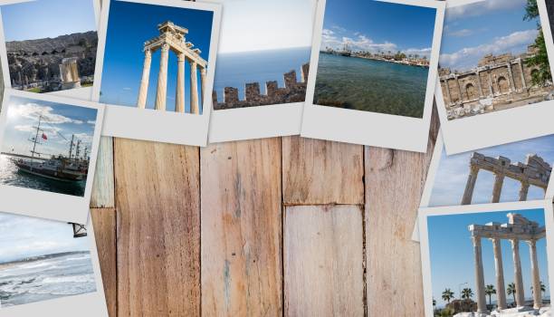 istock Collage of ancient Side,Antalya 1125111936
