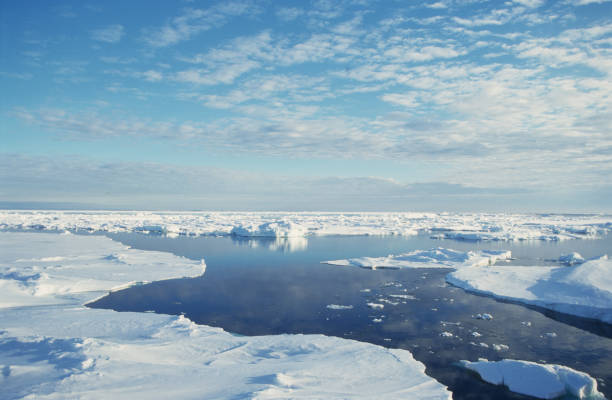 istock Breaking ice with the icebreaker 1125112818