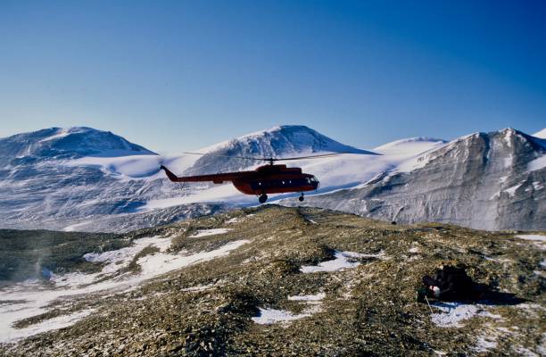 istock Helicopter brings us to the Dry Valley 1125112864