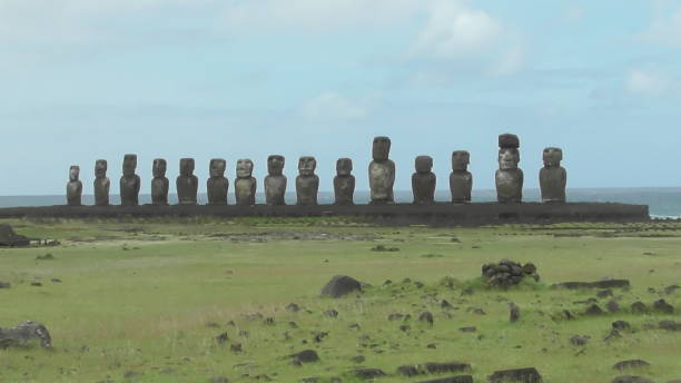 istock Ahu Tongariki, Easter Island 1125116226