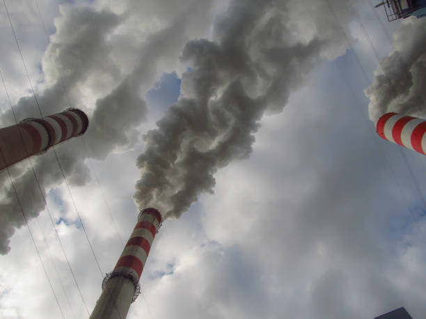 istock Sky engages covered and from high chimneys smoke 1125136196