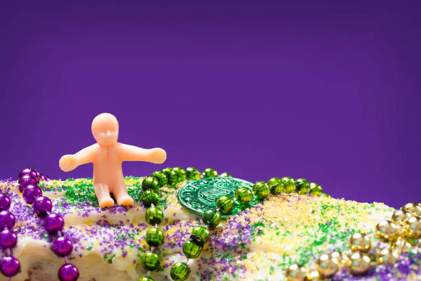 torta del rey de carnaval - oval shape fotos fotografías e imágenes de stock