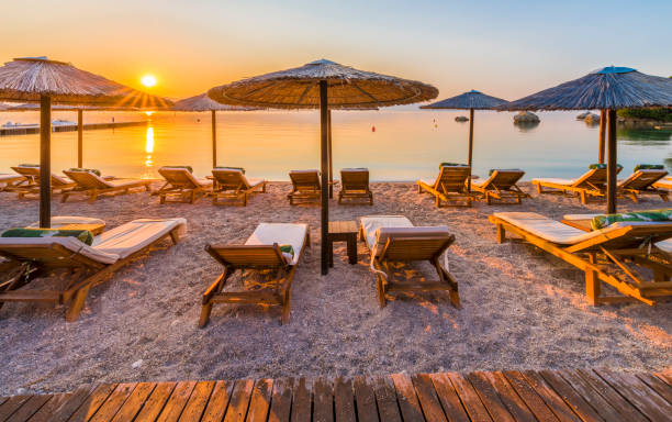 istock Palaiokastritsa beach on Corfu islands 1125138335