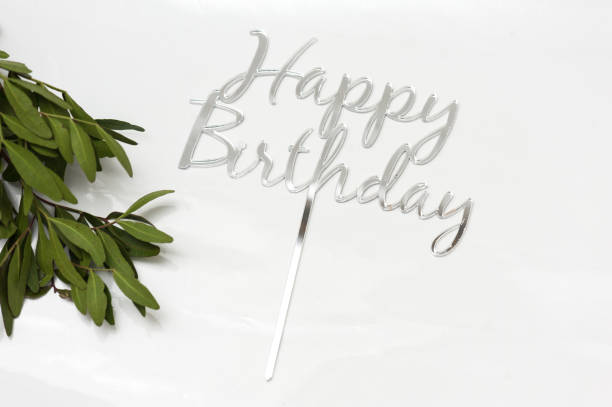 istock Plastic letters for cake. Happy Birthday. 1125138576